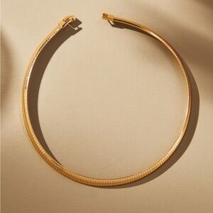 Anthropologie Gold Collar Necklace